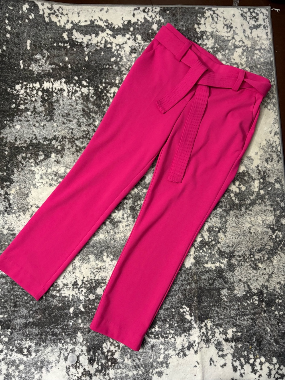 Jules & Leopold Hot Pink Waist Tie Pants - Fuchsia